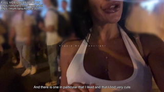 STRANGER CHALLENGE - I fuck with a Rugby supporter who accosted me during the broadcast of the match