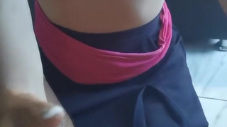 My SCHOOLGIRL SISTER-IN-LAW ran away from SCHOOL TO COME FUCK WITH ME