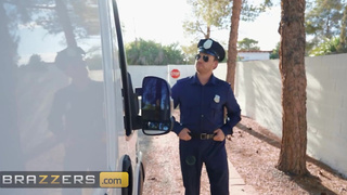 Rocky Emerson Has Some Car Squirting Action With Kaiia Eve & Get Caught By Kyle The Cop