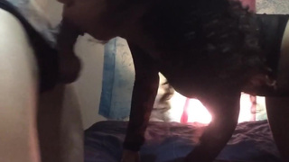 Darkness sexy Latina con Latino Vergon