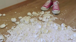 5 Months Saving Eggshells Crushing | Pink Sneakers Converse All Star