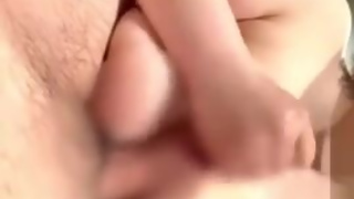 ショートカット20歳❤︎爆乳受付嬢のパイズリ,下乳コキ,手コキで抜き奉仕#127【HJJ】