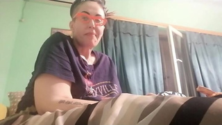 Amazon Olga Stuffs Her Belly with Sushi