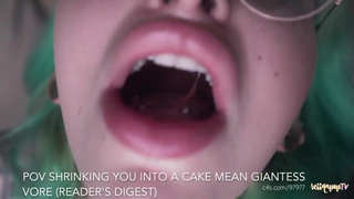 Mean Giantess Makes YOU a Cake Vore