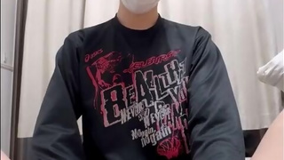 I tried having sex with my handsome Korean boyfriend. She is filming. Japanese hentai video.