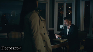 Deeper. Maitland Ward Passionate Threesome with Ivy Lebelle