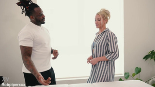 Cherry Kiss Oily BBC Anal Fuck