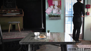 MILF Stewardess Aila Donovan Tricks Horny Himbo Into Secret Affair Behind His Wife's Back