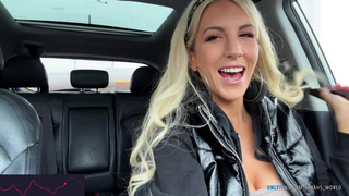 Public Orgasm w/ LUSH in at Gas Station PUMP!!!