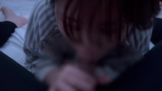 Erotic girlfriend with cock in her cheeks even when she's riding on her face.