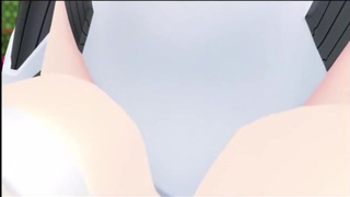 MMD Giantess Vore POV - Angela Balzac