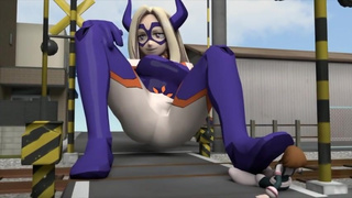 Mt Lady Comes to Town [Giantess Growth, BE, and Vore]