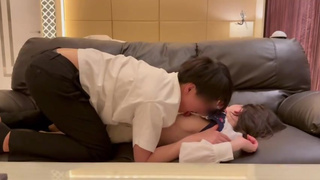 Our first love hotel♡How to wake her up when she after a date♡／Japanese amateur hentai