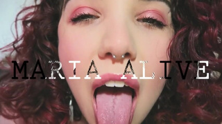 ♥ ♡ ♥ Maria Alive - POV, tongue fetish - Preview ♥ ♡ ♥