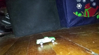 Giant Crossdresser crushes and Dominates a Truck