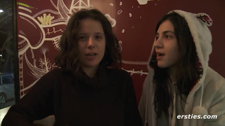 Agave & Magena Do Lesbian Things In the Sauna For All To See