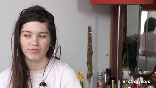 Julia W Inserts a Butt Plug Before She Fingers Herself