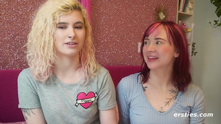 Hot Babes From the UK Enjoy Sexy Lesbian Moments