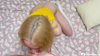 Cutie in white kneesocks gets dicked hard