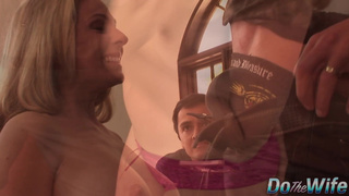 Cuckold Helps His Wife Angela Attison Get Ass Fucked and Creampied