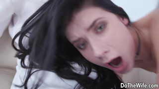 Petite Wife Nicole Black Loves Riding Dick Next to Her Cuck