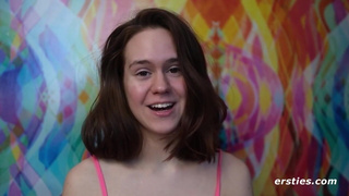 Anca Plays With Herself In Front of a Mirror