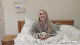 Andy's Red Fingernails Circle Around her Clit