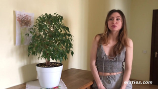 Lina Penetrates Herself with Her Favorite Dildo