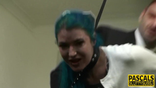 Tied up bdsm sub analized