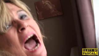 Big british bdsm broad squirts during fucking