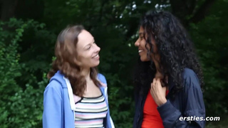 Caroline and Abby Explore Each Other's Perfect Bodies