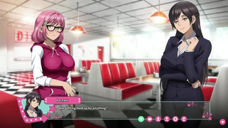 Futa Fix Dick Dine and Dash [Cyberframe Studios] Futa Jerks off her dick with her bare panties