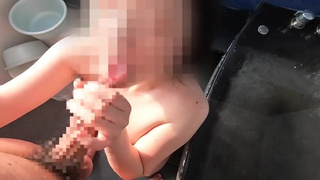 【素人個人撮影】むっちり巨乳人妻と旅先で貸切温泉に入ったらいやらしいSEXに【寝取られ】