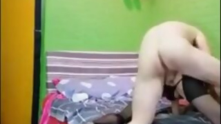 Super skinny asian Ladyboy getting hard banged in the ass by a client