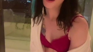 JOI- Adorable goth cock mommy helps you de-stress after a hard day at work