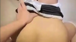 guy with glasses fucking a super cute and goodlooking ladyboy prostitute