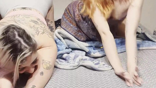 ???? GIRLFRIEND and her STEPCOUSIN Give Me A Blowjob after the Bar!!!