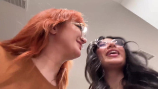 Lesbian besties fuck random guy from IG DMs and he sluts them OUT - Cami Strella x Emma Magnolia