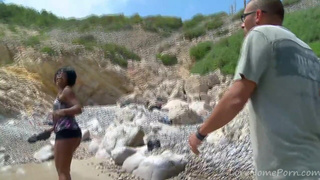 Cute Black Girl Craves Hard White Dick