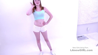 New hot 19yo Teen rimming & fucking at POV casting audition