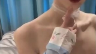 sissy femboy crossdresser love to dress up as a girl and playing with cock