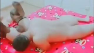 Nasty and fitlhy dude rimming the ass of an asian katoey ladyboy and fucking her hard