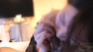 Real Japanese Couple not enough time for sex then 15 mins Blow Job