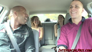 Cute as fuck white chick takes massive blackzilla cock!