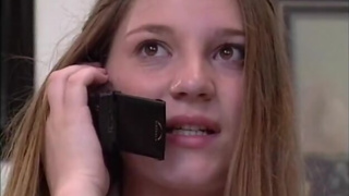 College girl enjoys a good butt whacking