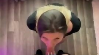 Femboi Kara Gets Pegged, Edged, Made To Squirts and Cum Feed