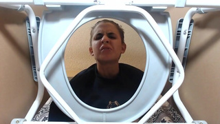 POV Dominating My Fart Slave Trapped in My Toilet