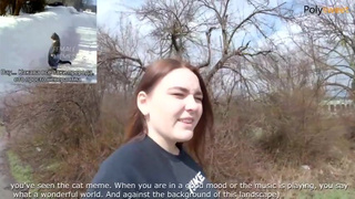 Public Fucking A Guy In POV After He Cums A Lot (Russians Speak With Subtitles)