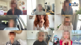 She Makes Him Cum Inside Her Tight Young Pussy On Zoom Meeting