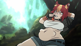 Churning An Elf Druid Into Sh*t! [Vore] [Disposal Tease] [Burps] [Stomach Sounds]